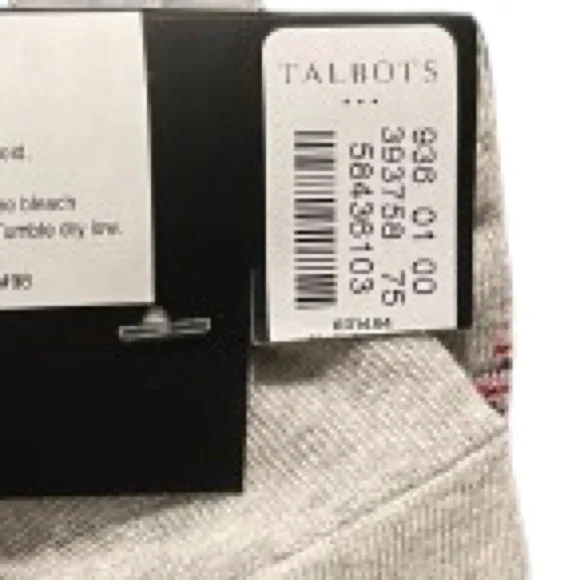 Talbots Trouser Socks Christmas Trees OSFM Brand New with Tags - Picture 4 of 4